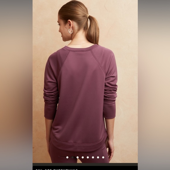 🖤Banana Republic Factory🖤 black raglan sweatshirt, size XL - Picture 4 of 11